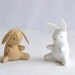 the white rabbit - bunny plush