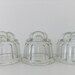 Vintage jelly mould  - glass jello mold - half pint blancmange mould - party food - kitchenalia - kitchenware