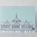 Handmade notebook - Dunoon Pier, Scotland - mint green - handmade journal - small notebook - Father's Day Gift