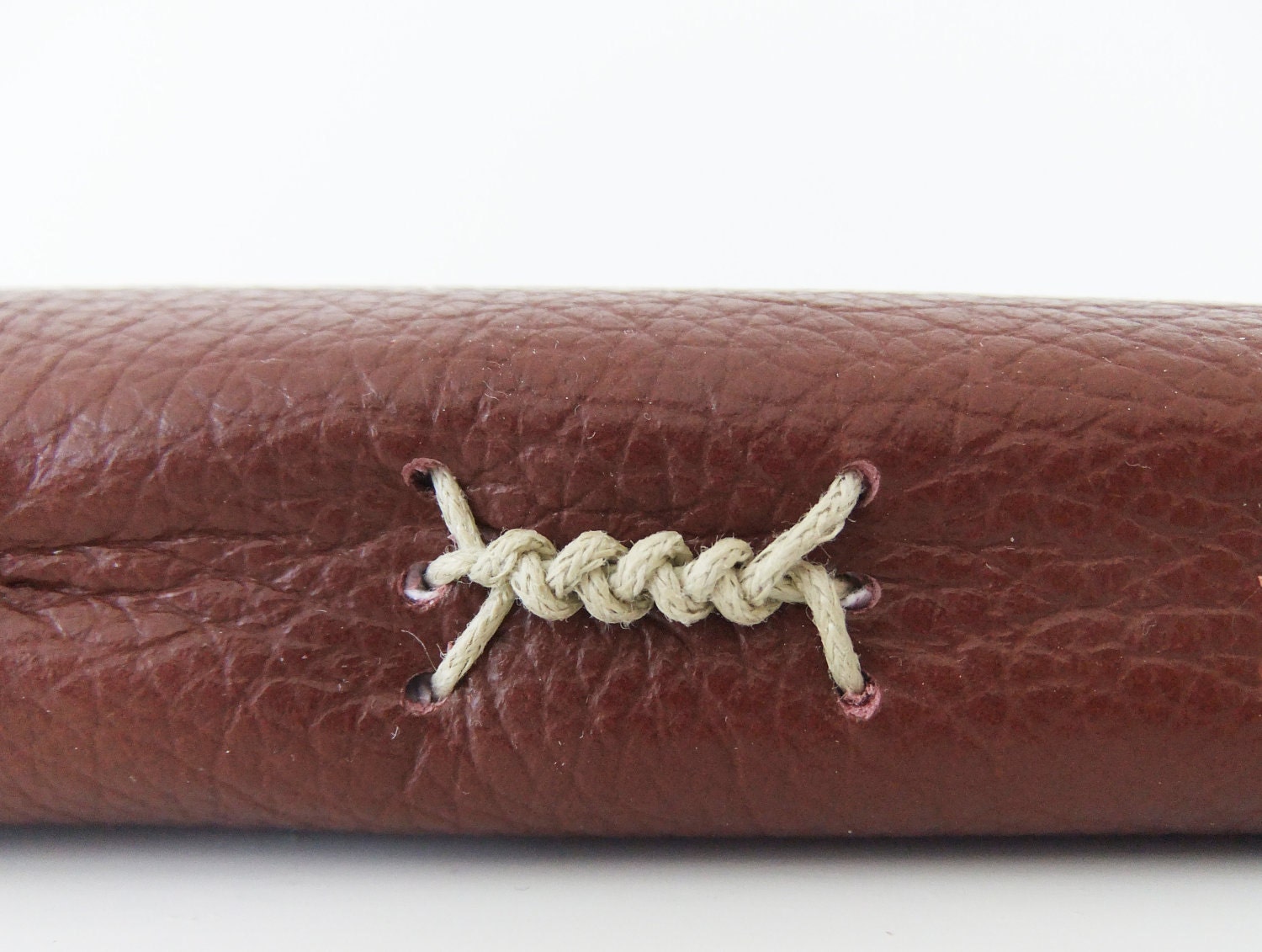 Leather journal - burnt sienna reclaimed leather journal - leather notebook - gift for guy