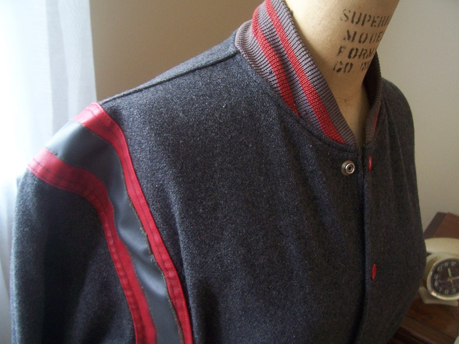 SALE Awesome 1950s vintage Rockabilly Varsity Letter Jacket size L - XL