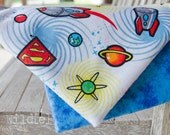 Receiving Blankets Baby Boy Superman Flannel Swaddle Wrap Large Super Man Superhero Blue Red Yellow - Super Baby