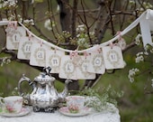 Wedding Thank you Banner for showers/weddings - Gold- Vintage Appearance (customization available) - as seen on Style Me Pretty