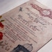 Vintage Wedding Invitation Sample - Whimsical French Baroque - LAUREN Collection
