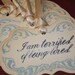 I am terrified of being bored Vintage Inspired Marie Antoinette quote Tags - Set of 5