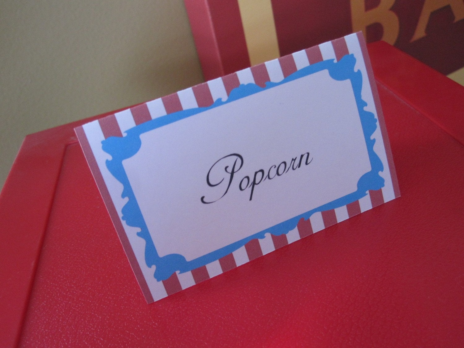 PRINTABLE (Blank TABLE TENTS) - "Old Time" Carnival Collection- Vintage Design Il_170x135