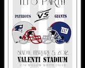Printable Invite - It's Official Collection - Customized Sports Theme