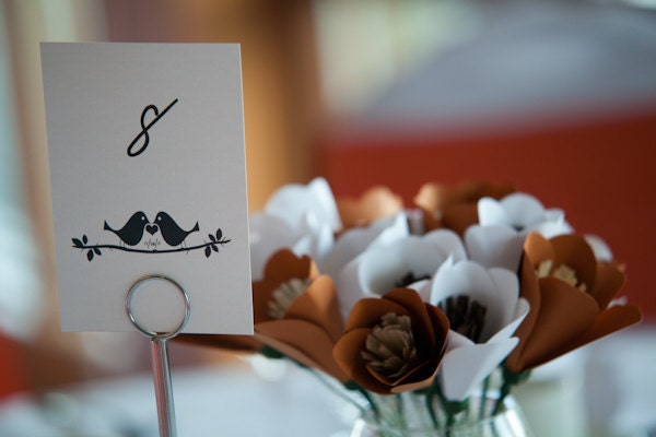 Love Bird Table Numbers - Set of 12