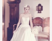 Greta 1930's inspired bridal Gown - As featured in Etsy Europe Spring lookbook.