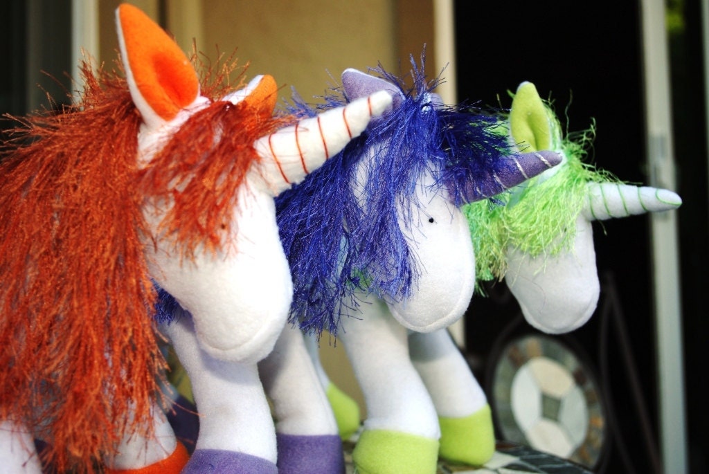 Unicorn - Custom Made to Order - You design - tons of choices