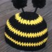 NEWBORN Baby Bumble Bee Hat & Tushie Topper Set