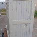 Cabinet, storage, cream distressed, shabby chic