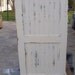 Cabinet, storage, cream distressed, shabby chic