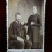 Vintage A. Larson studio victorian couple photo