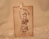 Alice in Wonderland Vintage Inspired Gift Tags Set of 6 Wish Tree Tags