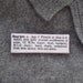 Dapper Word Brooch word Pin