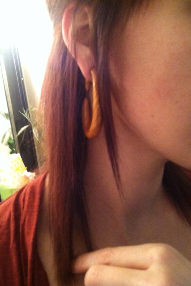 Tear drop Shaped, available in many colors and sizes. Plugs, hoops