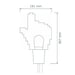 wall lamp/ cursor / bright green