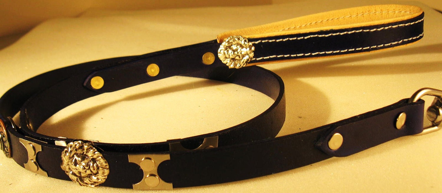 Blue Shiku (Lion's Roar) Leash