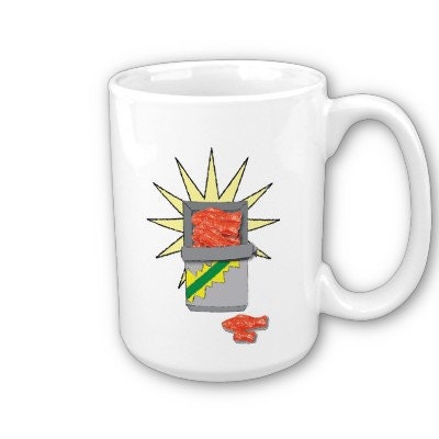 Canned Swedish Fish Ceramic Mug