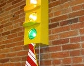 Stop Light Mohawk Lighted Wall Art