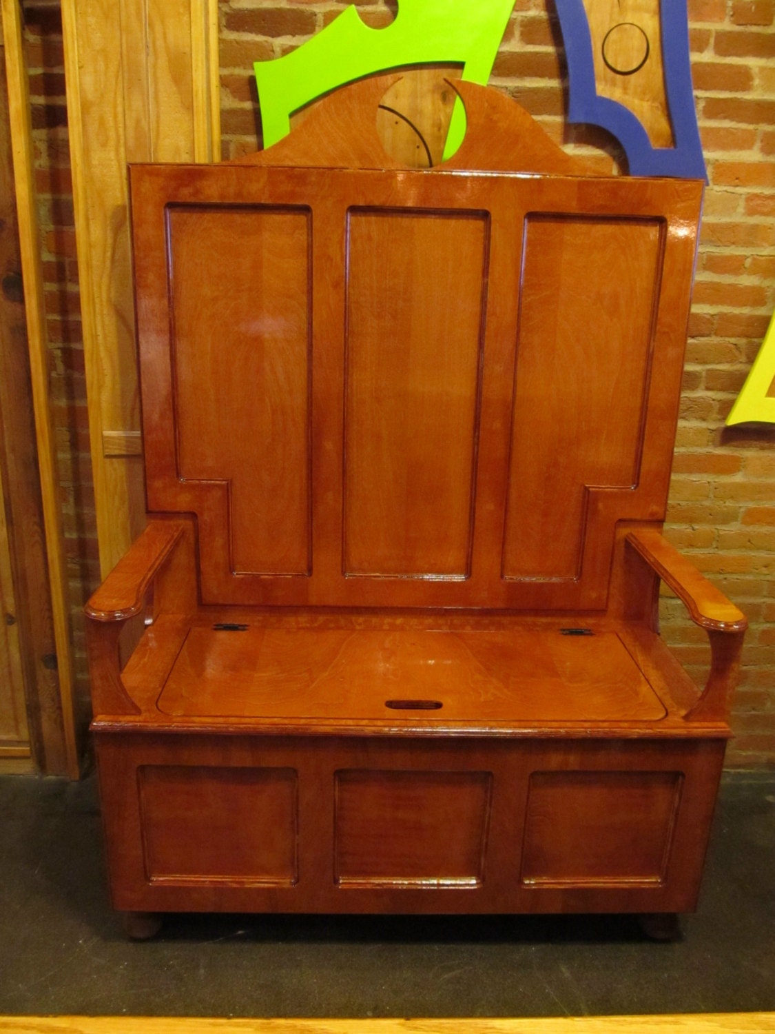 Traditional Cherry Bench entry way