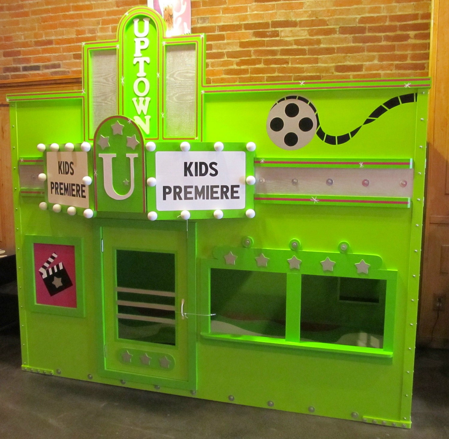 Movie Theater Fantasy themed Twin Bed / Bunkbed / Playhouse.  offering LAYAWAY