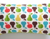Decorative Pillow Cover - Double Sided - Contemporary - Fruit - Dots - Accent Pillow - Throw Pillow