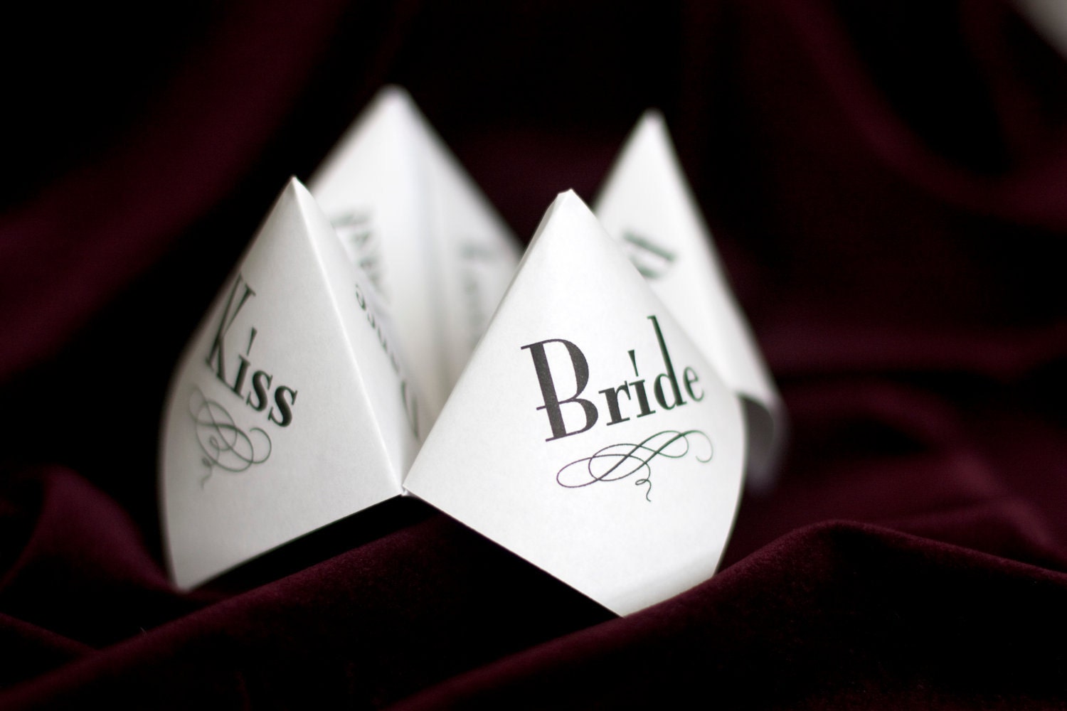 Print Your Own - Cootie Catcher - Wedding Favor