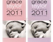 Custom Birth Announcement