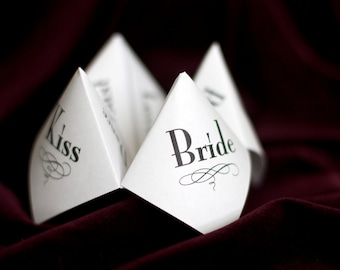 Print Your Own - Cootie Catcher - Wedding Favor
