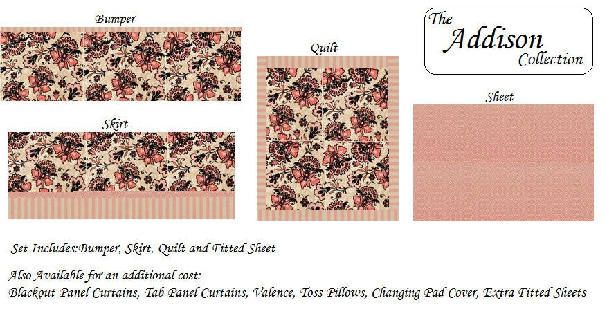 Four Piece Crib Bedding Set-SAVE 10%