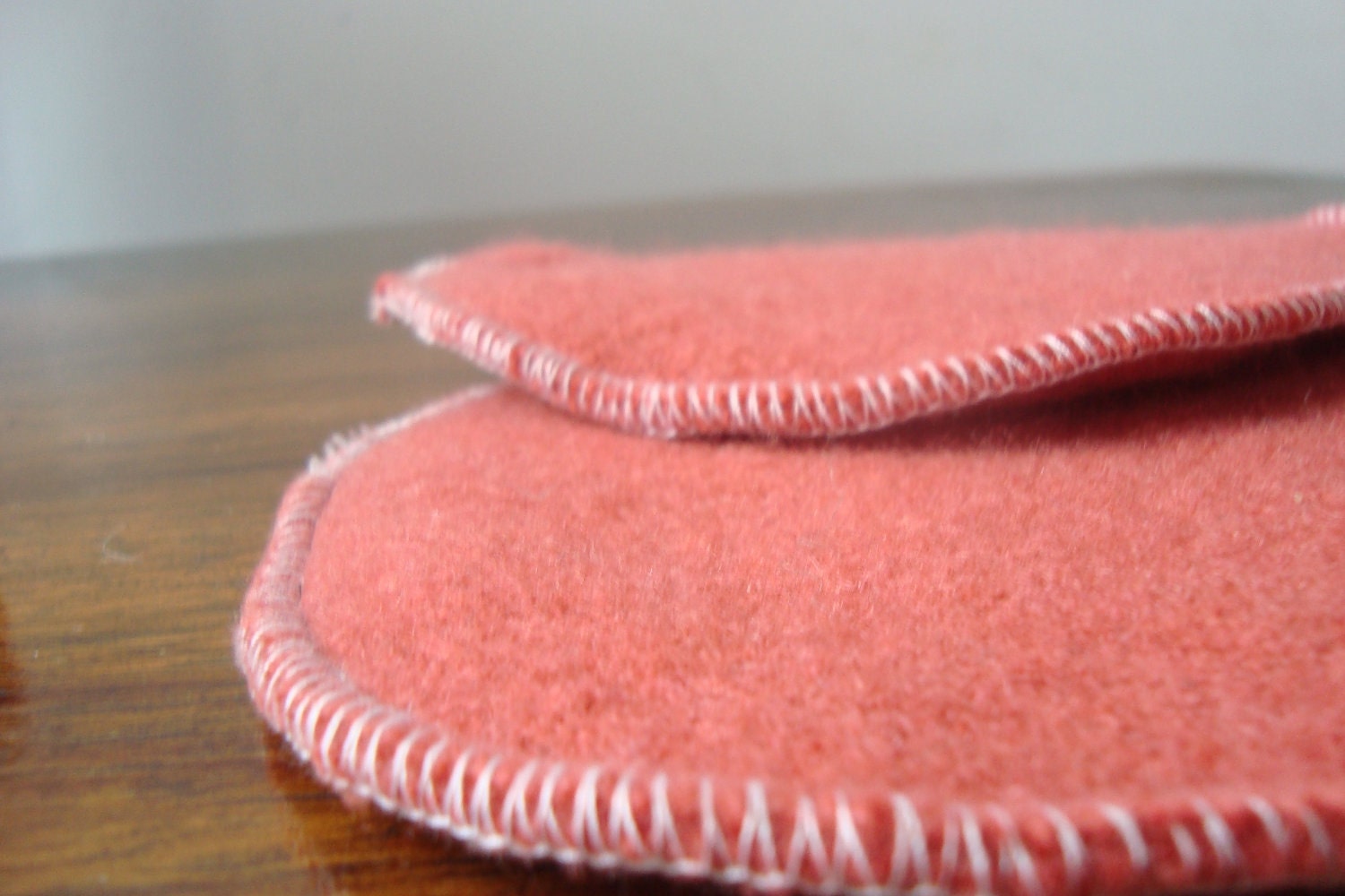 Wool Nursing pads -Sexy WOOly Milk Pads - Reusable wool nursing pads - ALL WOOL - (SUPER absorbent) Set of three of varying colours