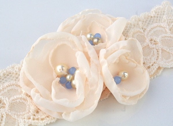 Bridal Garter: Charity in Something Blue