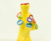 Princess of the Spring Light -Candle Holder Sculpture - 7 1/4" - RealmOfTheSurreal