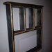 Distressed black pine shadowbox