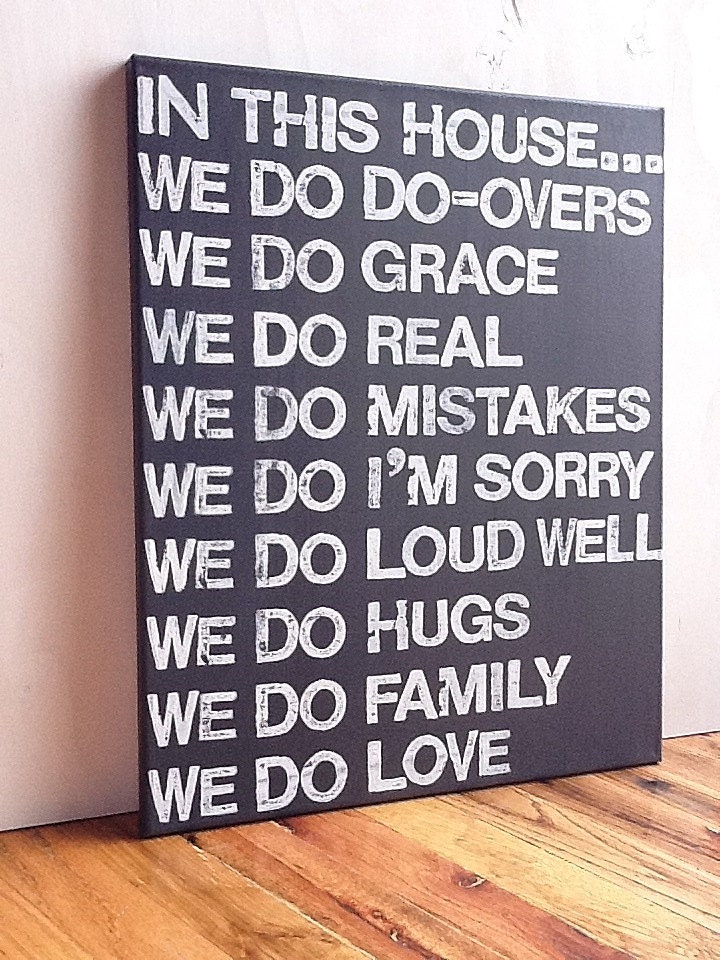 Living Room Sign