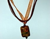 Rainforest Jasper Beaded Necklace OOAK