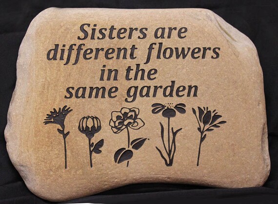 Hand Engraved Rock - Custom Garden Stones