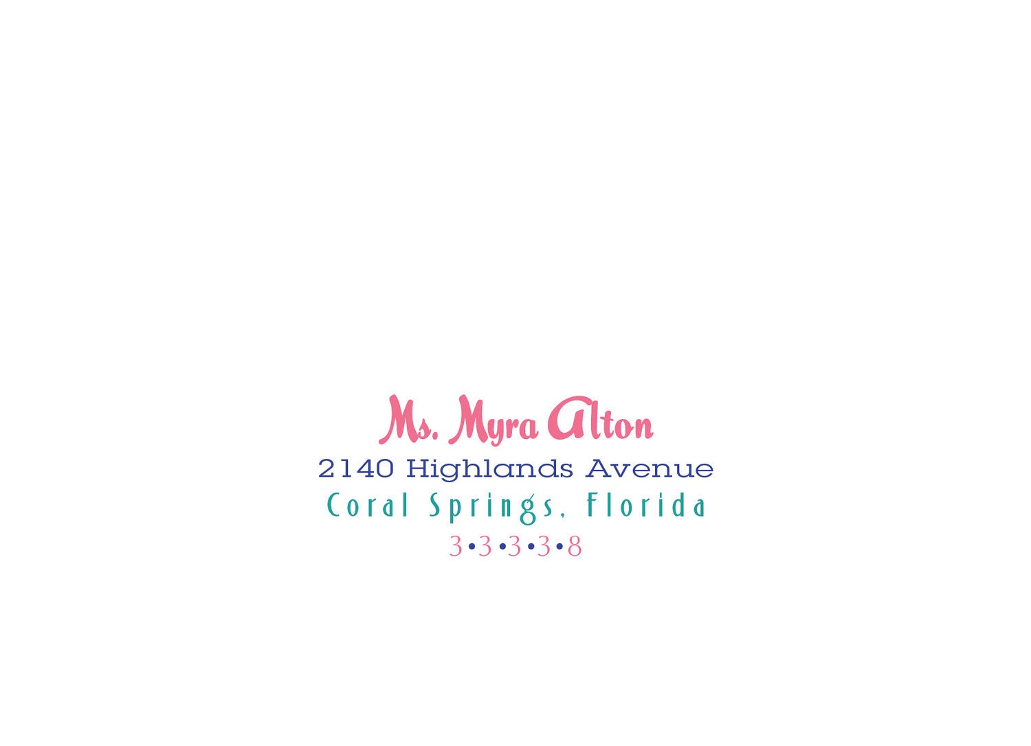 Adorable Flamingo wedding or bridal shower invitation teal pink blue or coral DIY available