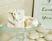 Nautical anchor soap - wedding favor-  beach- Beach house Anchor soap- sailor style colors