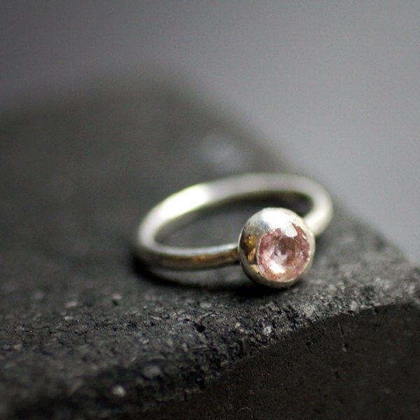 Pink Spinels In Silver