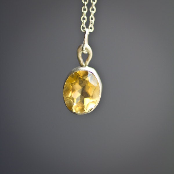 Large Citrine Pendent