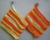 Butternut Squash Dishcloths (set of 2)