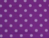 SHOP CLOSING SALE - fabric sale - Etsuko Furuya, Echino, Bird in Wreath in Purple and Green - 1 yard