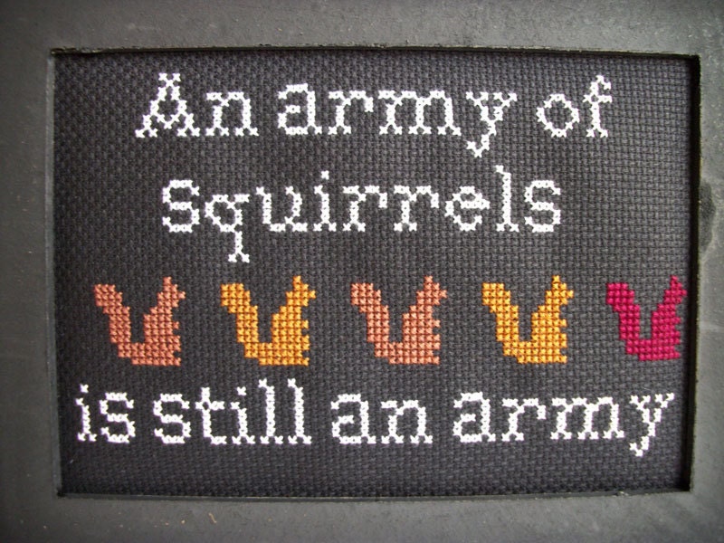 Funny squirrel quote from Magic the Gathering