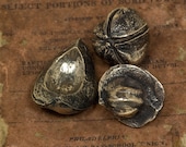 Cast Bronze Hickory Nuts - Set of three
