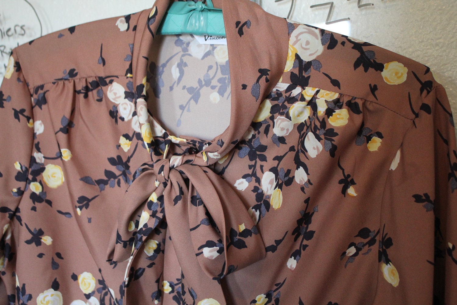 Vintage Pussy Bow Blouse
