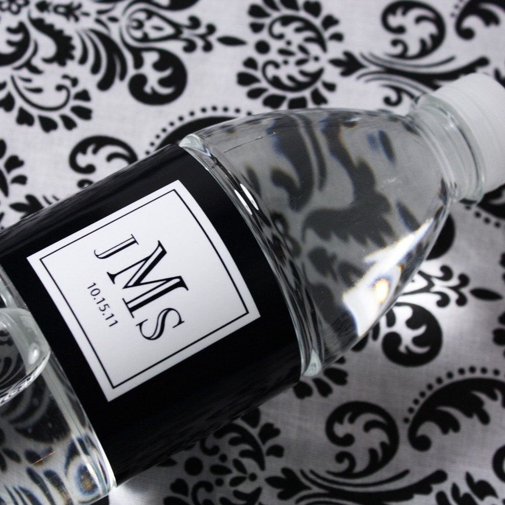 Printable Personalized Water Bottle Labels- Jordan Collection