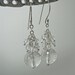 Quartz Crystal Earrings, Dangle Earrings, Bridal Jewelry, Gemstone Cluster Earrings